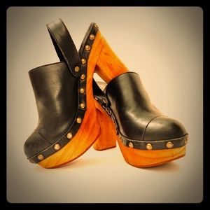 Jeffrey Campbell’s Woodies platform shoes